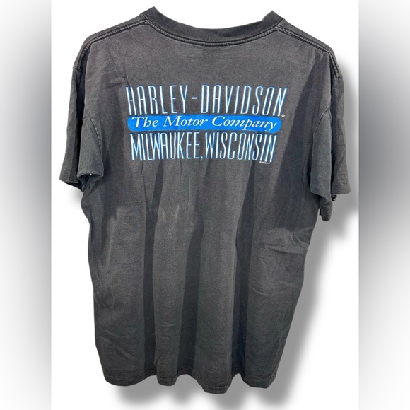 Vintage Harley Davidson Call of the Wild Shirt 90s single stitch - Picture 2 of 8
